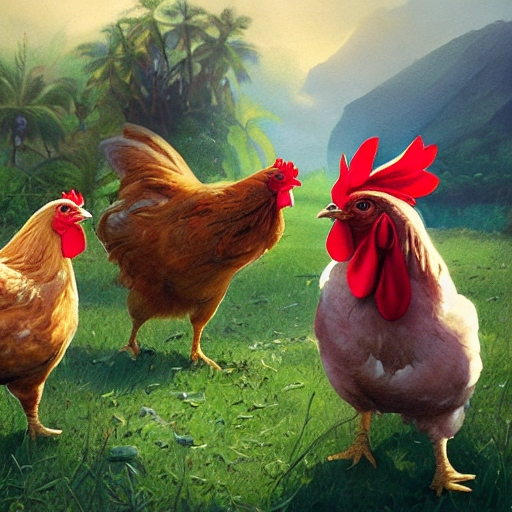 Chickens on Maui